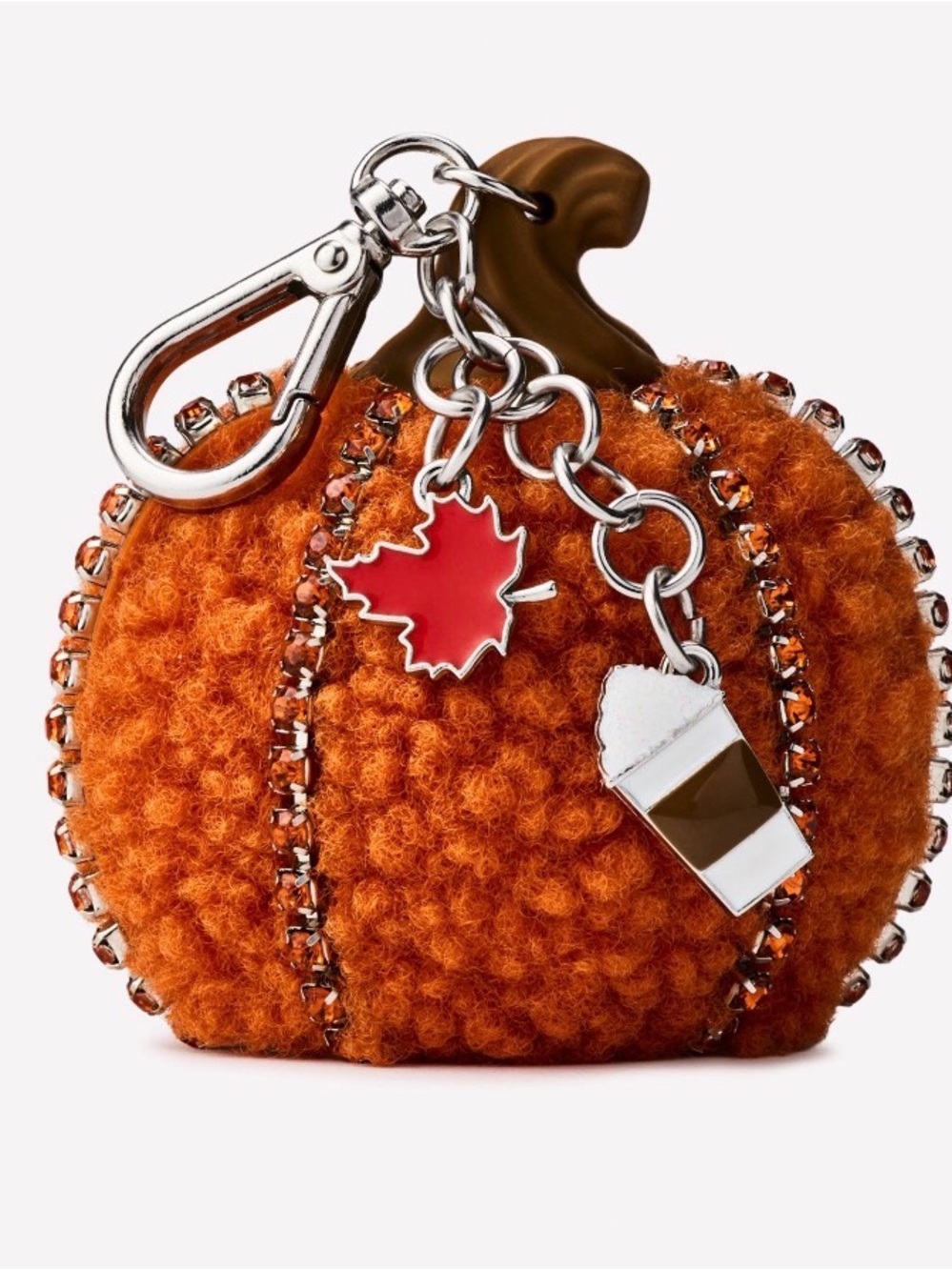 Bath and body works Applique Pumkin hand sanitizer holder